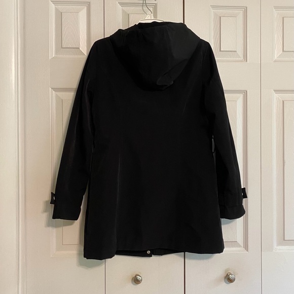 🍀Nautica Black Hooded Bib Raincoat - Picture 2 of 5